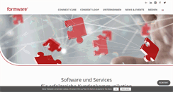 Desktop Screenshot of formware.de