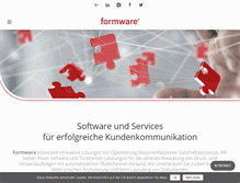 Tablet Screenshot of formware.de